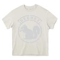 Cream Secret Squirrel Heavy Core Tee - linhVisuals