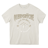 Cream ‘Qüëënsrÿche Live To ock Heavy Core Tee - linhVisuals