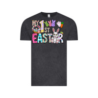 Vintage Black My 1st Easter Vintage Tee - CowhideDigitalArt
