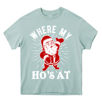 Arona where my ho's at funny santa christmas pun naughty xmas humor gift Heavy Core Tee - linhVisuals