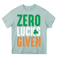 Arona zero lucks given funny st patricks day joke quote lucky shamrock irela Heavy Core Tee - linhVisuals