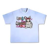 Grape Ice Little Miss Cotton Tail Urban Heavy Tee - CowhideDigitalArt