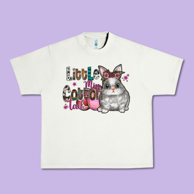 Little Miss Cotton Tail Urban Heavy Tee Designed By Cowhidedigitalart