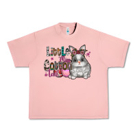 Salmon Little Miss Cotton Tail Urban Heavy Tee - CowhideDigitalArt