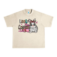 Sandshell Little Miss Cotton Tail Urban Heavy Tee - CowhideDigitalArt