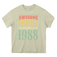 Mossy vintage 1988 awesome people are born in 1988 31st birthday gift for me Heavy Core Tee - linhVisuals