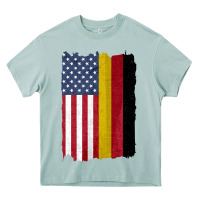 Arona united states with germany flag mix us and german country flags Heavy Core Tee - linhVisuals