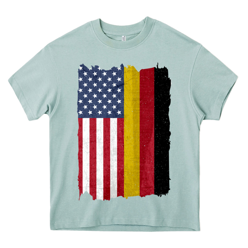 United States With Germany Flag Mix Us And German Country Flags Heavy Core Tee by linhVisuals | Teevron