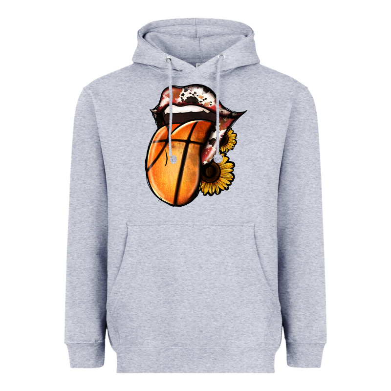 Basketball Tongue Heavyweight Hoodie by Jasminsmagicworld | Teevron