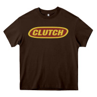 Chocolate Brown clutch Heavy Core Tee - linhVisuals