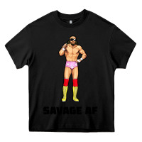Black savage af Heavy Core Tee - linhVisuals