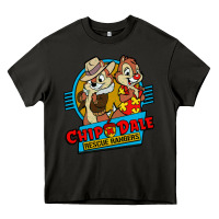 Asphalt chip and dale anime character Heavy Core Tee - linhVisuals