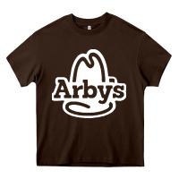 Chocolate Brown fastfood restauran Heavy Core Tee - linhVisuals