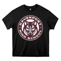 Black davenport high school, davenport Heavy Core Tee - linhVisuals