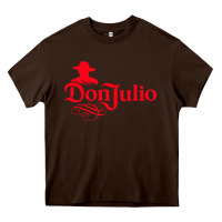 Chocolate Brown don julio Heavy Core Tee - linhVisuals