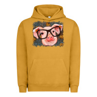 Pigment Peanut Butter Fall Autumn Pig Urban Hoodie - RanaPortraitStore