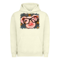 Pigment Pistachio Fall Autumn Pig Urban Hoodie - RanaPortraitStore