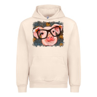 Sandshell Fall Autumn Pig Urban Hoodie - RanaPortraitStore