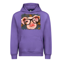 Tulip Fall Autumn Pig Urban Hoodie - RanaPortraitStore