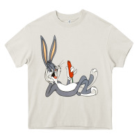 Cream funny rabbit 3 Heavy Core Tee - linhVisuals