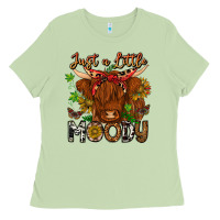 Matcha Just a Little Moody Ladies Tee - CowhideDigitalArt
