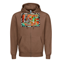 Chestnut western back to school 4th grade Zipper Hoodie - Jasminsmagicworld