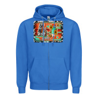 True Royal western back to school 4th grade Zipper Hoodie - Jasminsmagicworld
