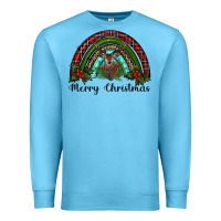 Ocean Blue reindeer rainbow christmas Premium Sweatshirt - RanaPortraitStore