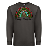 Smoke reindeer rainbow christmas Premium Sweatshirt - RanaPortraitStore