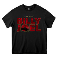 Black perfect billy -joel the hits Heavy Core Tee - linhVisuals