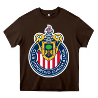 Chocolate Brown guadalajara Femenil Heavy Core Tee - linhVisuals