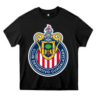 Black guadalajara Femenil Heavy Core Tee - linhVisuals