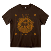 Chocolate Brown #caamp #by&by Heavy Core Tee - linhVisuals