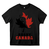 Black canada rugby Heavy Core Tee - linhVisuals
