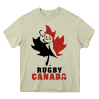 Mossy canada rugby Heavy Core Tee - linhVisuals