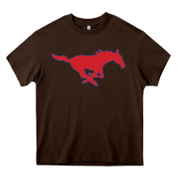 Chocolate Brown smu mu5t4ng Heavy Core Tee - linhVisuals