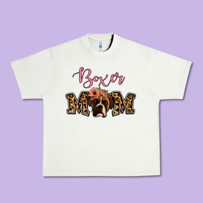 Boxer Mom Urban Heavy Tee Designed By Jasminsmagicworld