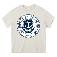 Cream university of rhode island Heavy Core Tee - linhVisuals