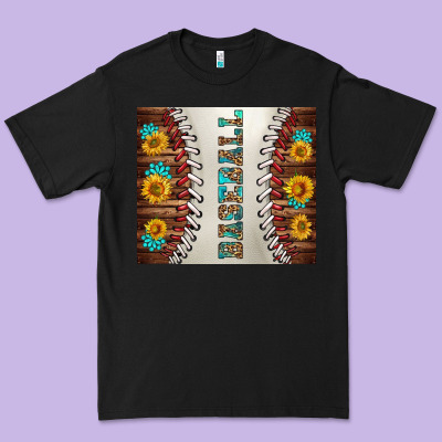Baseball With Sunflower And Gemstone Tumbler Premium Tee Designed By Bundleandbundleshop
