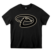 Black D Backs Baseball Heavy Core Tee - linhVisuals