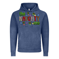 Vintage Denim The Naughty One Christmas Vintage Hoodie - Artiststas