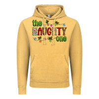Vintage Mustard The Naughty One Christmas Vintage Hoodie - Artiststas