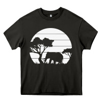 Asphalt elephant art Heavy Core Tee - linhVisuals