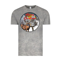 Cloud Rock mule buck deer christmas Vintage Tee - LillyAllenDesigns