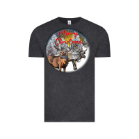 Vintage Black mule buck deer christmas Vintage Tee - LillyAllenDesigns