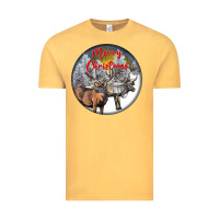 Vintage Mustard mule buck deer christmas Vintage Tee - LillyAllenDesigns