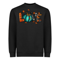 Black fall love Heavyweight Sweatshirt - RanaPortraitStore
