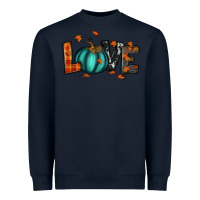 Navy fall love Heavyweight Sweatshirt - RanaPortraitStore