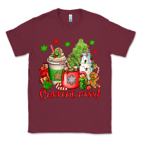 Burgundy current mood christmas Classic Tee - OliviaCreatesArt