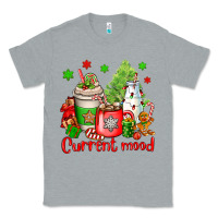Heather Grey current mood christmas Classic Tee - OliviaCreatesArt